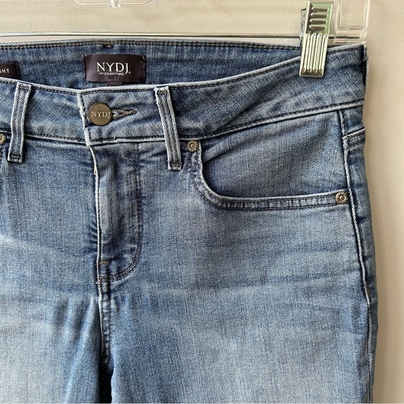 NYDJ Marilyn straight cropped cuffed jeans - Picture 2 of 9